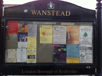 Wanstead Noticeboard, 27 November 2010
