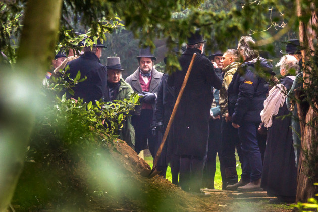 Cast of Taboo in Wanstead.  Copyright Marcus Tylor (see London News Pictures for more shots)