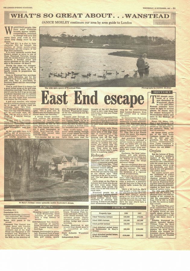 Evening Standard 1987