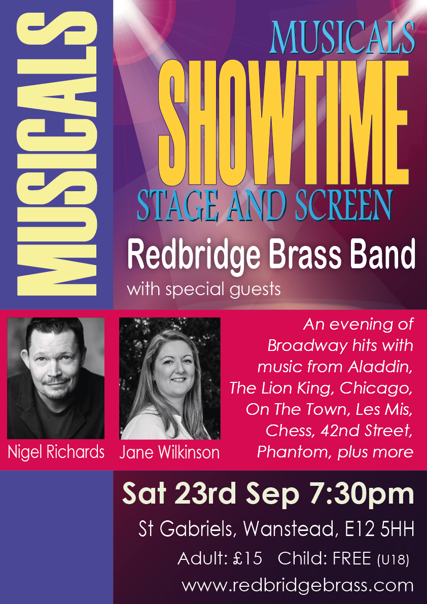Showtime – with Redbridge Brass plus guests